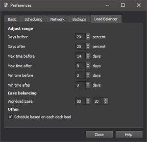 load balancer settings